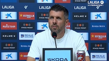 Pezzolano, en la rueda de prensa posterior al Espanyol-Real Valladolid.