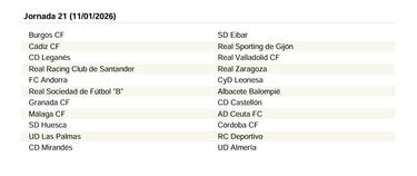 El calendario de LaLiga Hypermotion 25/26