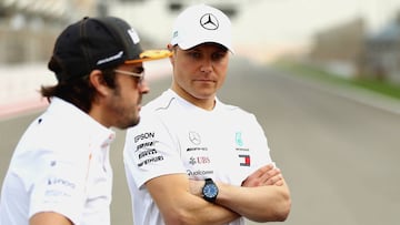 Alonso y Bottas.