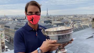 Nadal lanza su camiseta y mascarilla 'Vamos Rafa'