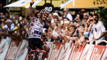 Resumen y resultado de la 16ª etapa del Tour de Francia: Alaphilippe gana y Thomas, líder