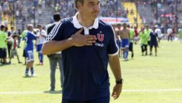 La Universidad de Chile es el segundo club que dirige Lasarte en Chile: el primero fue la U. Católica.