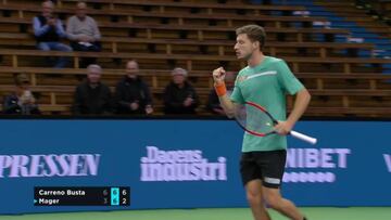 Carreño supera a Mager y se cita en cuartos con Querrey