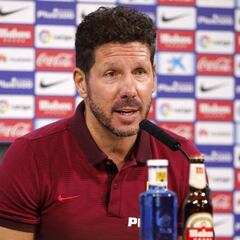 Simeone: "Es cierto el cambio de contrato, pero no varía nada"