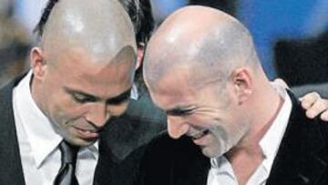 <b>CONFIDENCIAS. </b>Ronaldo, un galáctico ahora. Zidane, ya un ex jugador.