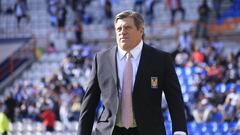 Miguel Herrera previo al partido entre los Tigres y Pachuca.