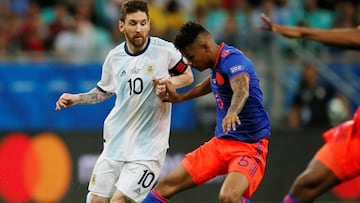Wilmar Barrios, figura con la Selección Colombia ante Argentina