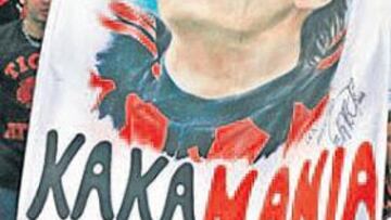 Kaka es la gran estrella del Milán.