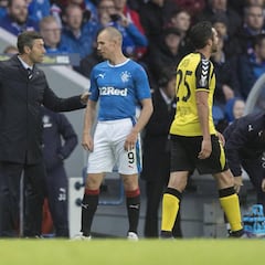 La UEFA expedienta al Rangers por lanzamiento de objetos