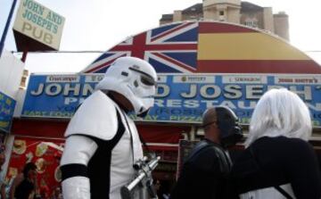 Los ingleses se divierten antes del partido contra España