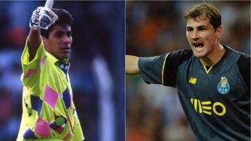 Jorge Campos e Iker Casillas