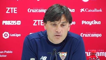 Montella ve imposible que el Betis acabe por delante del Sevilla