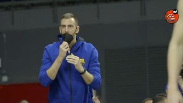 Desde dentro se vive de otra forma: micrófono a Claver para sentir sus reacciones en la final