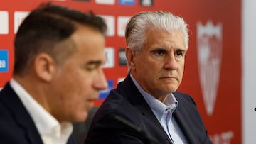 Antonio Cordón, en la presentación de Luis García.