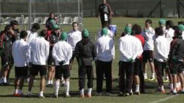 México se entrena y prepara el viaje a Rustenburgo para el duelo con Uruguay