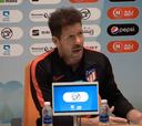 Simeone: "Las situaciones bonitas y los palos generan crecimiento"