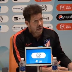Simeone: "Las situaciones bonitas y los palos generan crecimiento"