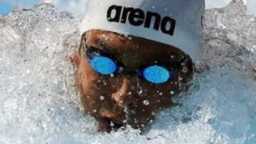 <strong>RÉCORD.</strong> El serbio Cavic, récord del mundo en 100 metros mariposa.