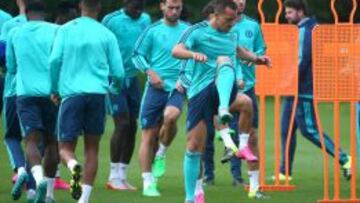Entrenamiento del Chelsea.