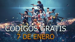 Free Fire | Códigos de hoy martes 7 de enero de 2025: recompensas gratis