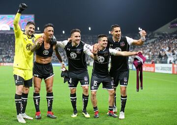 Así celebró el plantel de Colo Colo en el Arena Corinthians