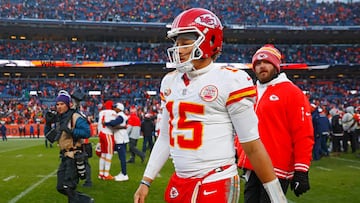 Patrick Mahomes, en un partido con los Chiefs.