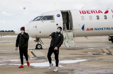 El Valencia ya está en Valladolid y Zorrilla está limpio de nieve