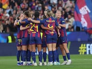 02/04/26 PARTIDO FUTBOL FEMENINO CUARTOS VUELTA
WOMENS CHAMPIONS LEAGUE ESTADIO CAMP NOU
BARCELONA - REAL MADRID
ALEGRIA GOL