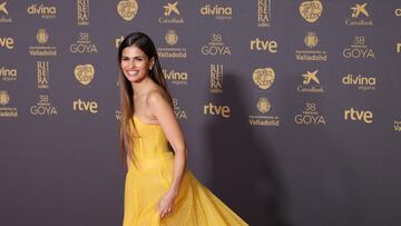 La actriz Sara S¨¢lamo posan en la alfombra rosa previa a la gala de la 38 edici¨®n de los Premios Goya, en el Auditorio Feria de Valladolid, a 10 de febrero de 2024, en Valladolid, Castilla y Le¨®n (Espa?a). La Academia celebra la calidad del cine espa?ol con la entrega de los Premios Goya, los m¨¢s importantes del cine espa?ol, a los mejores profesionales de cada una de las especialidades t¨¦cnicas y creativas. A lo largo de su historia, la Academia ha reconocido con el Goya, o con su nominaci¨®n, el trabajo tanto de t¨¦cnicos, profesionales an¨®nimos para el gran p¨²blico, como de grandes estrellas espa?olas e internacionales.
10 FEBRERO 2024;ALFOMBRA ROSA;ROJA;GOYA;GOYAS;PREMIOS;PHOTOCALL;VESTIDOS;POSADO;
Ra¨²l Terrel / Europa Press
10/02/2024