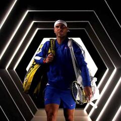 Nadal ya se prueba en Londres