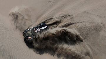 Nani Roma, en el Dakar.