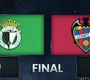 Resumen del Levante vs Burgos, jornada 7 de LaLiga SmartBank