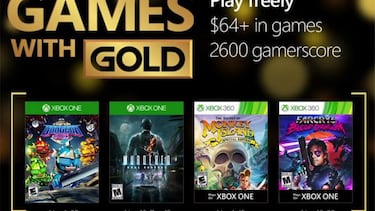 Anunciados los Games With Gold de noviembre