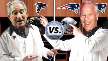 Duelo de bailes entre los dueños de New England Patriots y Atlanta Falcons