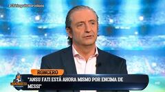 Pedrerol explota contra Messi: "Que le pinte la cara Ansu Fati..."