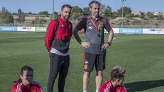 27/05/19 Entrenamiento SELECCION ESPA&Ntilde;OLA ESPA&Ntilde;A FEMENINA DE FUTBOL 
 XAVI HERNANDEZ - JORGE VILDA