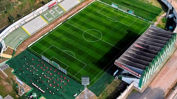 Panorámica del Príncipe Felipe, estadio del Cacereño.