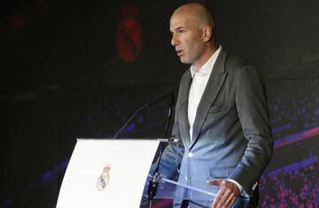 Zidane presented as new Real Madrid coach this evening