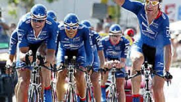 <B>DE MENOS A MÁS</b>. El conjunto estadounidense ha hecho un final extraordinario. Ocho corredores del US Postal encabezan la general.