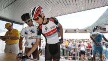Andy Schleck, en la Vuelta a Suiza.