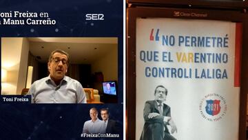 "?Florentino controla el VAR y LaLiga?": Freixa responde tras su pol¨¦mico cartel