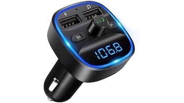 ¿Sin bluetooth en el coche? Con este transmisor FM podrás escuchar música y llamar en manos libres cómodamente