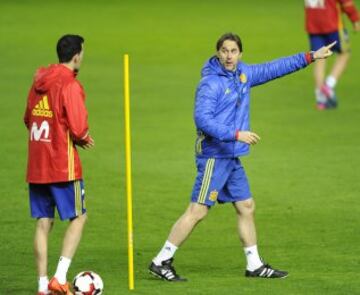 Pedro y Lopetegui 