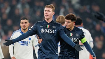 Resumen y goles del Copenhague vs Nápoles, jornada 7 de la Champions League 25-26