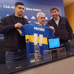Payero, presentado oficialmente como nuevo jugador de Boca