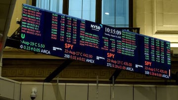 Wall Street abre en mixtos. Así las últimas noticias en la Bolsa de Valores y sus principales indicadores hoy, 18 de agosto: Dow Jones, Nasdaq y S&P 500.