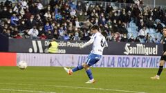 Ram&oacute;n, durante el M&aacute;laga - Sporting de esta temporada.