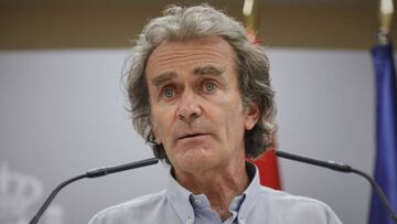 Como todos los jueves, el director del Centro de Coordinación de Alertas y Emergencias Sanitarias, Fernando Simón, informa en rueda de prensa de la evolución de la COVID-19 en la Sede del Ministerio de Sanidad, en Madrid (España), a 3 de septiembre de 2020.
03 SEPTIEMBRE 2020 SANIDAD;SALUD;SISTEMA SANITARIO;COVID-19;PANDEMIA;CORONAVIRUS;ENFERMEDAD
Jesús Hellín / Europa Press
03/09/2020