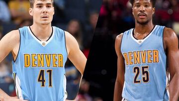 Juancho Hernangómez y Malik Beasley.