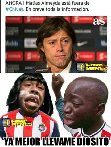 Los memes lloran la salida de Matías Almeyda de Chivas